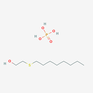 molecular formula C10H25O5PS B14203299 2-Octylsulfanylethanol;phosphoric acid CAS No. 877404-38-1