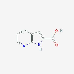 molecular formula C8H6N2O2 B142033 1H-Pyrrolo[2,3-b]pyridine-2-carboxylic Acid CAS No. 136818-50-3