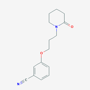 3-[3-(2-Oxopiperidin-1-yl)propoxy]benzonitrile