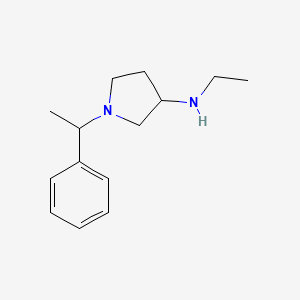N-ethyl-1-(1-phenylethyl)pyrrolidin-3-amine