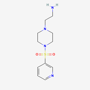 (2-[4-(Pyridin-3-ylsulfonyl)piperazin-1-YL]ethyl)amine