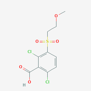 2,6-Dichloro-3-(2-methoxyethanesulfonyl)benzoic acid