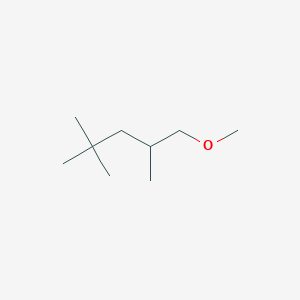 molecular formula C9H20O B14203503 Pentane, 1-methoxy-2,4,4-trimethyl- CAS No. 848560-66-7