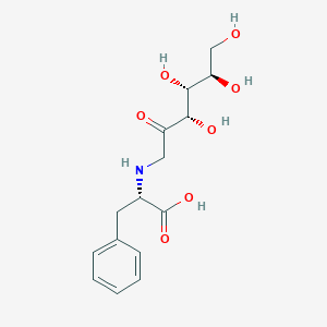 molecular formula C15H21NO7 B142036 Fructose-phenylalanine CAS No. 31105-03-0