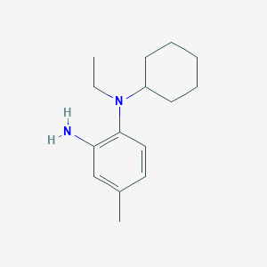molecular formula C15H24N2 B1420370 N~1~-环己基-N~1~-乙基-4-甲基-1,2-苯二胺 CAS No. 1097785-99-3