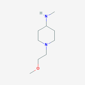 molecular formula C9H20N2O B1420375 1-(2-methoxyethyl)-N-methylpiperidin-4-amine CAS No. 1096886-98-4