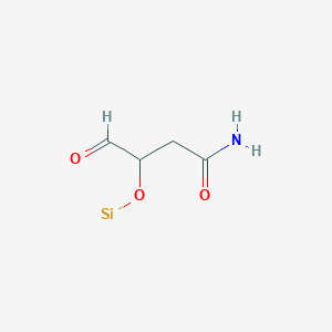 molecular formula C4H6NO3Si B14203754 CID 78067707 