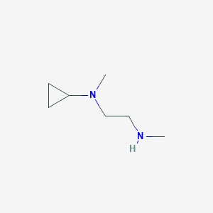 molecular formula C7H16N2 B1420382 N-methyl-N-[2-(methylamino)ethyl]cyclopropanamine CAS No. 1094936-78-3