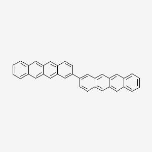 molecular formula C36H22 B14203826 2,2'-Bitetracene CAS No. 917574-05-1