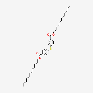 molecular formula C38H58O4S B14203849 Didodecyl 4,4'-sulfanediyldibenzoate CAS No. 840527-80-2