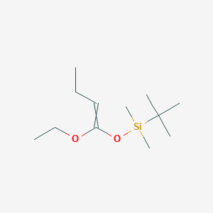 molecular formula C12H26O2Si B14203874 tert-Butyl[(1-ethoxybut-1-en-1-yl)oxy]dimethylsilane CAS No. 850440-36-7