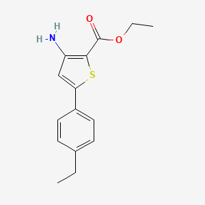 Ethyl 3-amino-5-(4-ethylphenyl)thiophene-2-carboxylate