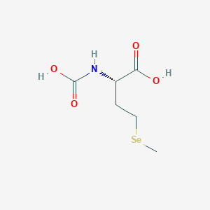 molecular formula C6H11NO4Se B14203972 (2S)-2-(Carboxyamino)-4-(methylselanyl)butanoic acid CAS No. 918887-83-9