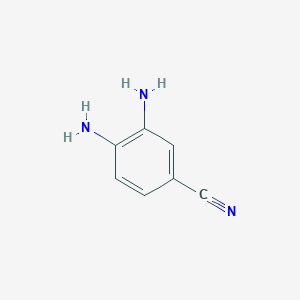 molecular formula C7H7N3 B014204 3,4-Diaminobenzonitrile CAS No. 17626-40-3