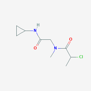 2-chloro-N-[(cyclopropylcarbamoyl)methyl]-N-methylpropanamide