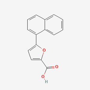 molecular formula C15H10O3 B1420404 5-(Naphthalen-1-yl)furan-2-carboxylic acid CAS No. 201349-60-2