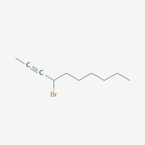 molecular formula C10H17Br B14204047 2-Decyne, 4-bromo- CAS No. 827302-77-2