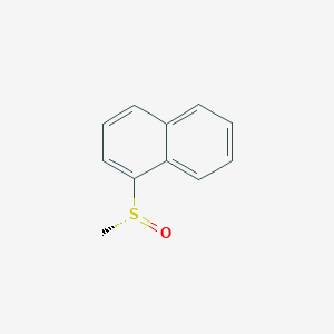 molecular formula C11H10OS B14204135 Naphthalene, [(R)-methylsulfinyl]- CAS No. 833454-90-3