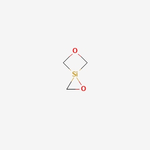 molecular formula C3H6O2Si B14204232 1,5-Dioxa-3-silaspiro[2.3]hexane CAS No. 918402-99-0