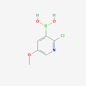 molecular formula C6H7BClNO3 B1420426 2-Chloro-5-methoxypyridine-3-boronic acid CAS No. 1072946-26-9