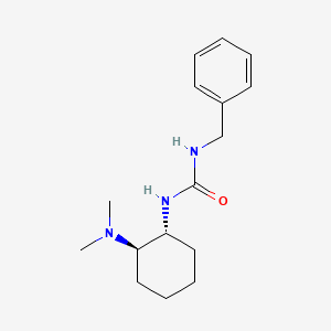 molecular formula C16H25N3O B14204302 Urea, N-[(1R,2R)-2-(dimethylamino)cyclohexyl]-N'-(phenylmethyl)- CAS No. 919112-94-0