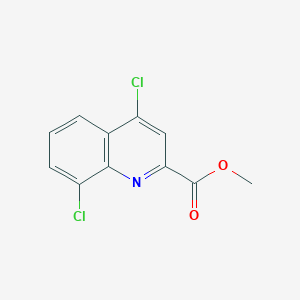 molecular formula C11H7Cl2NO2 B1420433 Methyl 4,8-dichloroquinoline-2-carboxylate CAS No. 1020101-15-8