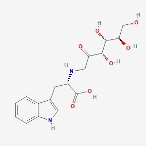 molecular formula C17H22N2O7 B142044 Fructose-L-tryptophan CAS No. 25020-15-9