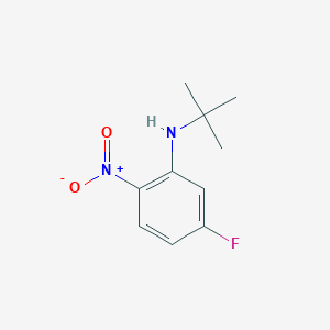 molecular formula C10H13FN2O2 B1420441 N-t-Butyl-5-fluoro-2-nitroaniline CAS No. 1133115-34-0