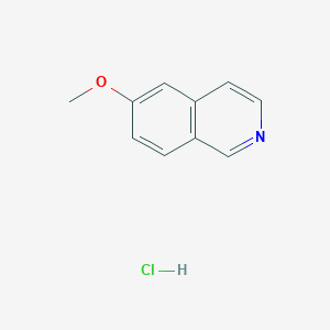 molecular formula C10H10ClNO B1420444 6-Methoxyisoquinoline hydrochloride CAS No. 915865-96-2