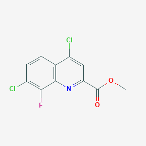 Methyl 4,7-dichloro-8-fluoroquinoline-2-carboxylate