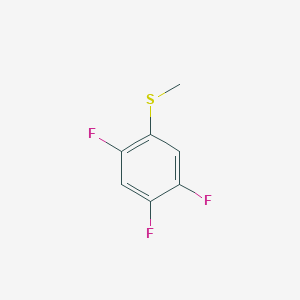 molecular formula C7H5F3S B1420450 2,4,5-Trifluorothioanisole CAS No. 54378-74-4
