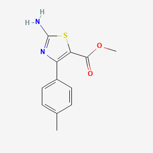 molecular formula C12H12N2O2S B1420464 2-氨基-4-对甲苯基噻唑-5-甲酸甲酯 CAS No. 1133115-44-2