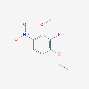 molecular formula C9H10FNO4 B1420467 1-Ethoxy-2-fluoro-3-methoxy-4-nitrobenzene CAS No. 1072945-58-4