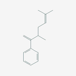 molecular formula C15H20 B14204701 (3,6-Dimethylhepta-1,5-dien-2-yl)benzene CAS No. 830345-31-8