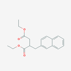 molecular formula C19H22O4 B14204747 Butanedioic acid, (2-naphthalenylmethyl)-, diethyl ester CAS No. 848153-88-8