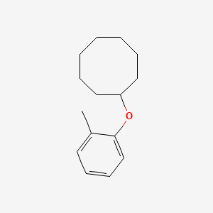 molecular formula C15H22O B14204768 (2-Methylphenoxy)cyclooctane CAS No. 836601-40-2