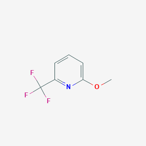 molecular formula C7H6F3NO B1420477 2-Methoxy-6-(trifluoromethyl)pyridine CAS No. 34486-18-5