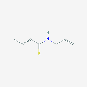 molecular formula C7H11NS B14204801 N-(Prop-2-en-1-yl)but-2-enethioamide CAS No. 827320-19-4
