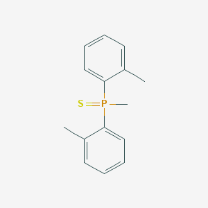 molecular formula C15H17PS B14204815 Methylbis(2-methylphenyl)sulfanylidene-lambda~5~-phosphane CAS No. 918962-31-9