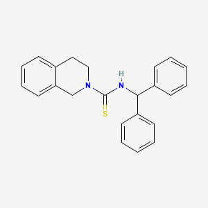 molecular formula C23H22N2S B14204831 N-(Diphenylmethyl)-3,4-dihydroisoquinoline-2(1H)-carbothioamide CAS No. 827310-30-5