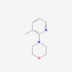 molecular formula C10H14N2O B1420490 4-(3-Methylpyridin-2-YL)morpholine CAS No. 327064-60-8