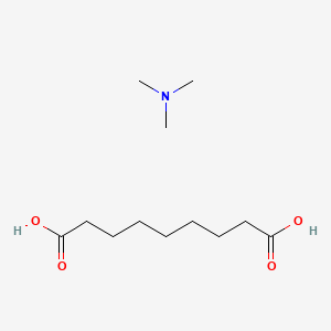 molecular formula C12H25NO4 B14204901 Nonanedioic acid--N,N-dimethylmethanamine (1/1) CAS No. 917615-18-0