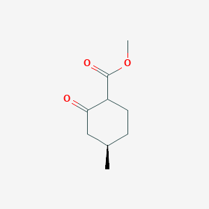molecular formula C9H14O3 B14204954 Methyl (4R)-4-methyl-2-oxocyclohexane-1-carboxylate CAS No. 917911-07-0