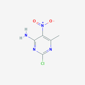 B014205 4-Amino-2-chloro-6-methyl-5-nitropyrimidine CAS No. 5453-06-5