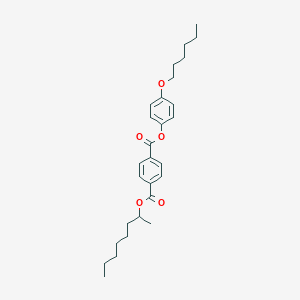 molecular formula C28H38O5 B14205003 4-(Hexyloxy)phenyl octan-2-yl benzene-1,4-dicarboxylate CAS No. 850313-27-8
