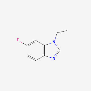 molecular formula C9H9FN2 B1420502 1-乙基-6-氟苯并咪唑 CAS No. 1187385-87-0