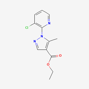 ETHYL 1-(3-CHLOROPYRIDIN-2-YL)-5-METHYLPYRAZOLE-4-CARBOXYLATE