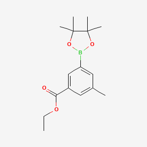 Ethyl 3-methyl-5-(4,4,5,5-tetramethyl-1,3,2-dioxaborolan-2-yl)benzoate
