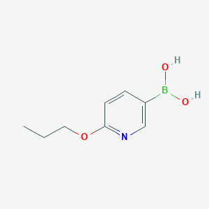 molecular formula C8H12BNO3 B1420516 (6-Propoxypyridin-3-yl)boronic acid CAS No. 1150114-50-3