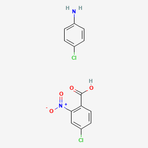 molecular formula C13H10Cl2N2O4 B14205166 4-Chloroaniline;4-chloro-2-nitrobenzoic acid CAS No. 816425-50-0